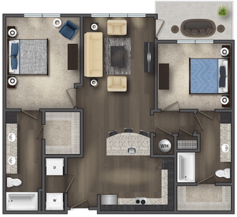 1254 Eastover Drive Studio-3 Beds Apartment for Rent - Photo Gallery 18